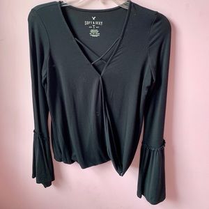 American Eagle Black Long Sleeve